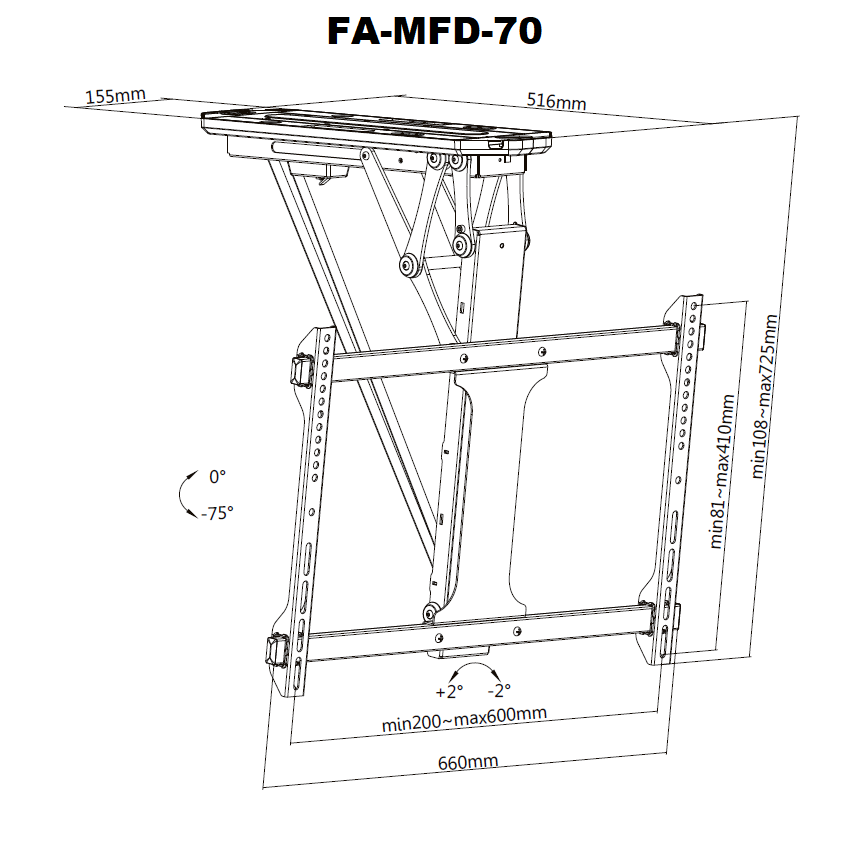 Motorized Flip Down TV Ceiling Mount Motorized Flip Down TV Ceiling Mount