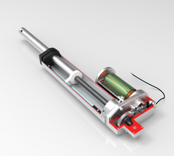 Inside an Adjustable Stroke Premium Linear Actuators