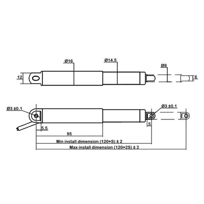 Micro Pen Actuators 12v