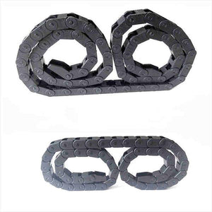 Nylon Drag Chain,  Cable management, Cable track  - Bridge Style / 2-side Cross Bar Close Type