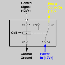 12 Volt Single-Pole Double-Throw Relay SPDT Relay 20Amp