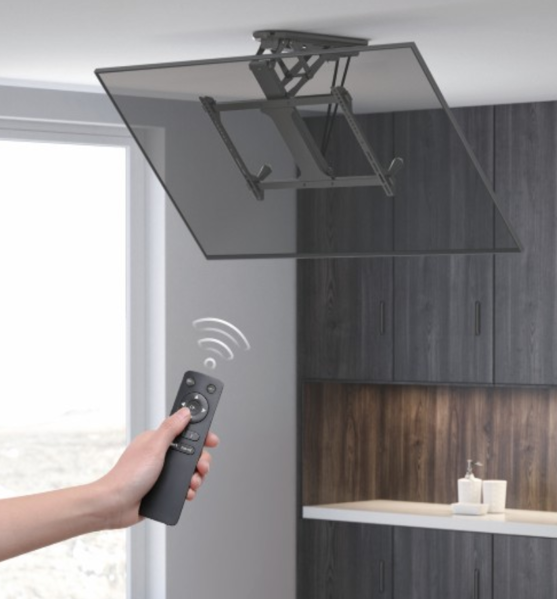 Motorized Flip Down TV Ceiling Mount