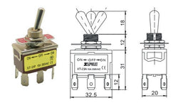 Toggle Switch for Actuators or Motors (DPDT)